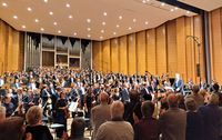 06. M&auml;rz 2024 - Konzert der Superlative in der Stadthalle Chemnitz - Die Sinfonie der Tausend von Gustav Mahler (1860-1911), dirigiert von Simon Gaudenz